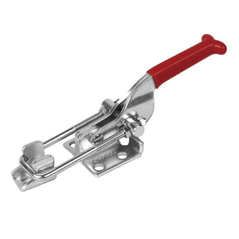 INDUSTRIAL TOOLS TOGGLE CLAMP SS STRAIGHT HANDLE 900KG CAP 115MM REACH
